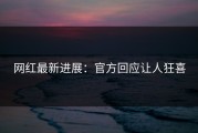 网红最新进展：官方回应让人狂喜